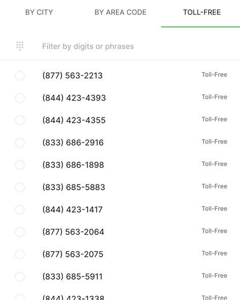 us toll free number format